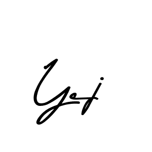 This is the best signature style for the Yej name. Also you like these signature font (Asem Kandis PERSONAL USE). Mix name signature. Yej signature style 9 images and pictures png