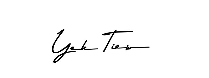 How to Draw Yek Tiew signature style? Asem Kandis PERSONAL USE is a latest design signature styles for name Yek Tiew. Yek Tiew signature style 9 images and pictures png