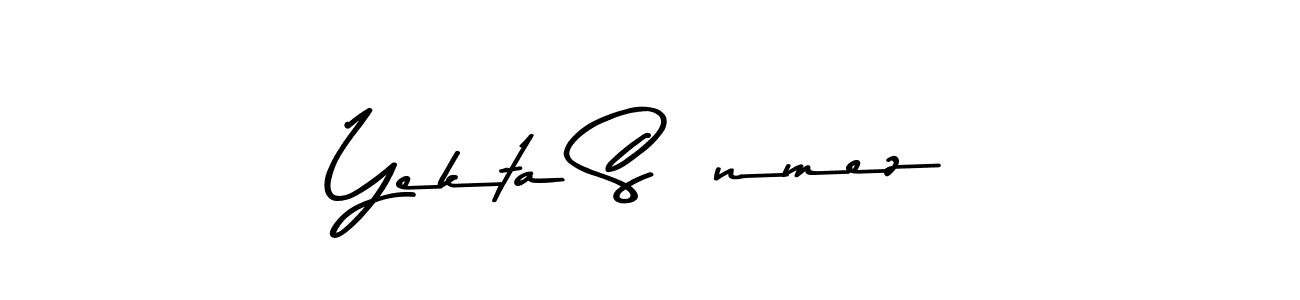 Also we have Yekta Sönmez name is the best signature style. Create professional handwritten signature collection using Asem Kandis PERSONAL USE autograph style. Yekta Sönmez signature style 9 images and pictures png