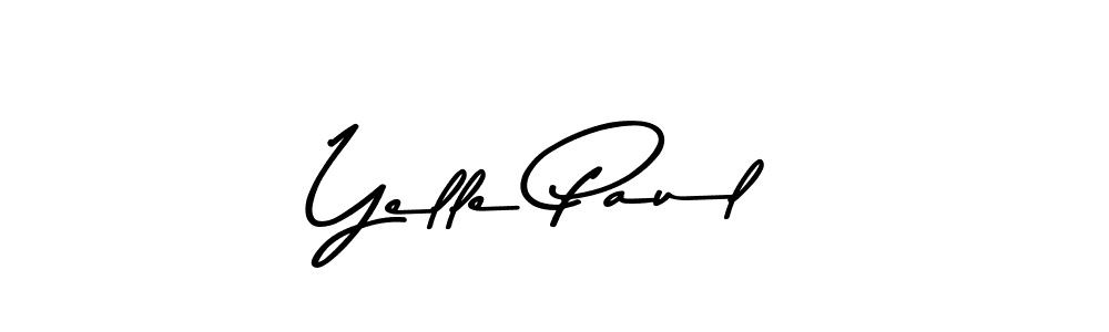 Yelle Paul stylish signature style. Best Handwritten Sign (Asem Kandis PERSONAL USE) for my name. Handwritten Signature Collection Ideas for my name Yelle Paul. Yelle Paul signature style 9 images and pictures png