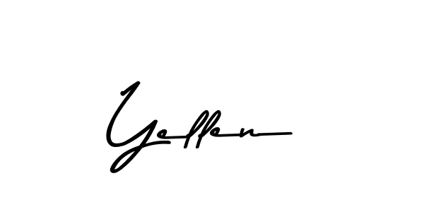 Also You can easily find your signature by using the search form. We will create Yellen name handwritten signature images for you free of cost using Asem Kandis PERSONAL USE sign style. Yellen signature style 9 images and pictures png
