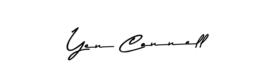Here are the top 10 professional signature styles for the name Yen Connell. These are the best autograph styles you can use for your name. Yen Connell signature style 9 images and pictures png