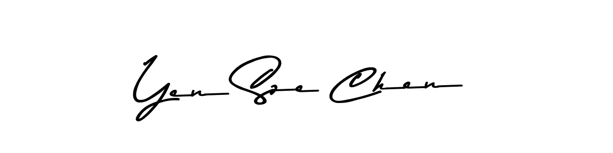 Use a signature maker to create a handwritten signature online. With this signature software, you can design (Asem Kandis PERSONAL USE) your own signature for name Yen Sze Chen. Yen Sze Chen signature style 9 images and pictures png
