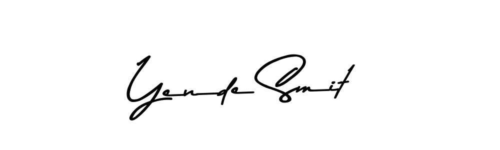 It looks lik you need a new signature style for name Yende Smit. Design unique handwritten (Asem Kandis PERSONAL USE) signature with our free signature maker in just a few clicks. Yende Smit signature style 9 images and pictures png