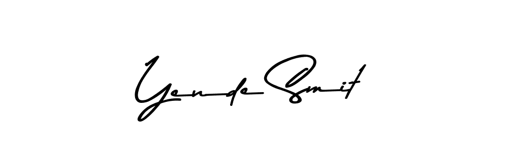 Also You can easily find your signature by using the search form. We will create Yende Smit name handwritten signature images for you free of cost using Asem Kandis PERSONAL USE sign style. Yende Smit signature style 9 images and pictures png