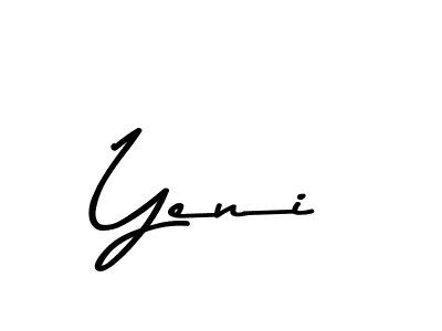 Use a signature maker to create a handwritten signature online. With this signature software, you can design (Asem Kandis PERSONAL USE) your own signature for name Yeni. Yeni signature style 9 images and pictures png
