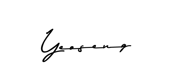 How to Draw Yeoseng signature style? Asem Kandis PERSONAL USE is a latest design signature styles for name Yeoseng. Yeoseng signature style 9 images and pictures png
