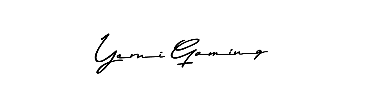 Check out images of Autograph of Yerni Gaming name. Actor Yerni Gaming Signature Style. Asem Kandis PERSONAL USE is a professional sign style online. Yerni Gaming signature style 9 images and pictures png