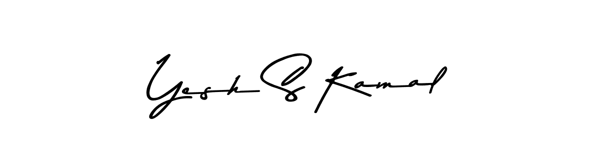 Best and Professional Signature Style for Yesh S Kamal. Asem Kandis PERSONAL USE Best Signature Style Collection. Yesh S Kamal signature style 9 images and pictures png