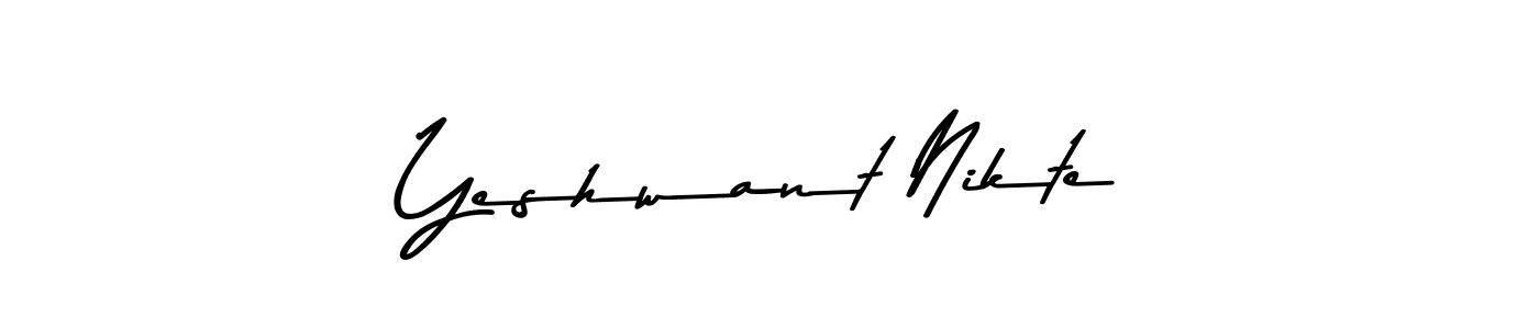 It looks lik you need a new signature style for name Yeshwant Nikte. Design unique handwritten (Asem Kandis PERSONAL USE) signature with our free signature maker in just a few clicks. Yeshwant Nikte signature style 9 images and pictures png