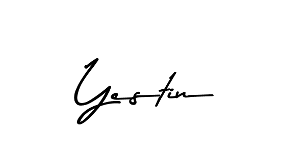 How to make Yestin signature? Asem Kandis PERSONAL USE is a professional autograph style. Create handwritten signature for Yestin name. Yestin signature style 9 images and pictures png