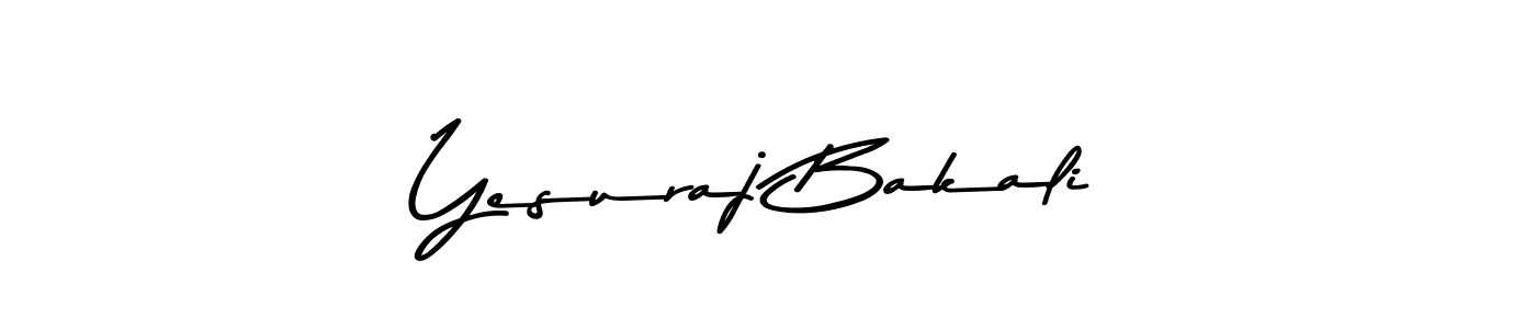 Create a beautiful signature design for name Yesuraj Bakali. With this signature (Asem Kandis PERSONAL USE) fonts, you can make a handwritten signature for free. Yesuraj Bakali signature style 9 images and pictures png