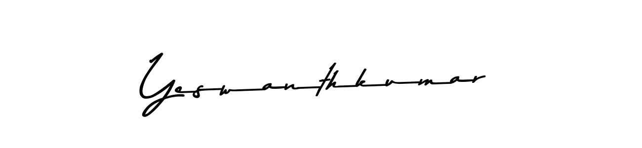 Also You can easily find your signature by using the search form. We will create Yeswanthkumar name handwritten signature images for you free of cost using Asem Kandis PERSONAL USE sign style. Yeswanthkumar signature style 9 images and pictures png