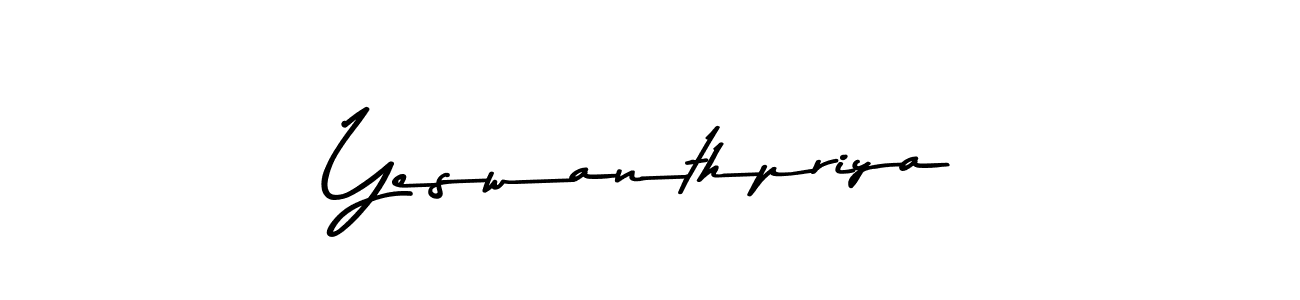 How to Draw Yeswanthpriya signature style? Asem Kandis PERSONAL USE is a latest design signature styles for name Yeswanthpriya. Yeswanthpriya signature style 9 images and pictures png