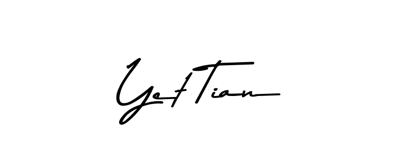 It looks lik you need a new signature style for name Yet Tian. Design unique handwritten (Asem Kandis PERSONAL USE) signature with our free signature maker in just a few clicks. Yet Tian signature style 9 images and pictures png