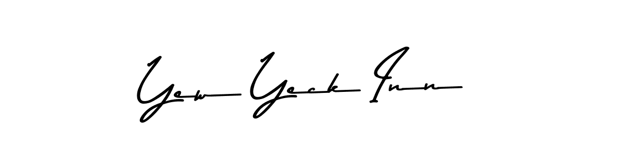 Yew Yeck Inn stylish signature style. Best Handwritten Sign (Asem Kandis PERSONAL USE) for my name. Handwritten Signature Collection Ideas for my name Yew Yeck Inn. Yew Yeck Inn signature style 9 images and pictures png