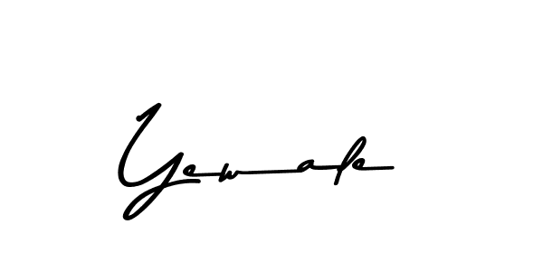 Make a beautiful signature design for name Yewale. Use this online signature maker to create a handwritten signature for free. Yewale signature style 9 images and pictures png