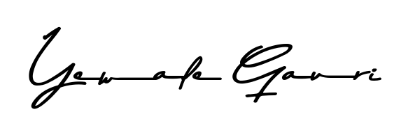Master the art of signing with Yewale Gauri written in fluent Asem Kandis PERSONAL USE script. A great template to practice and refine your handwriting. Yewale Gauri signature style 9 images and pictures png