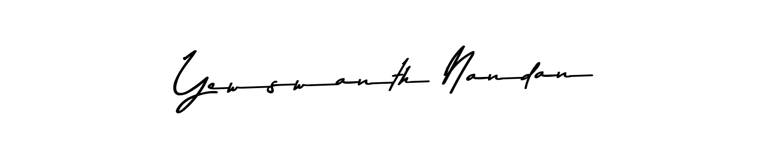Also we have Yewswanth Nandan name is the best signature style. Create professional handwritten signature collection using Asem Kandis PERSONAL USE autograph style. Yewswanth Nandan signature style 9 images and pictures png