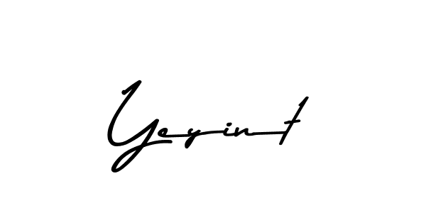 This is the best signature style for the Yeyint name. Also you like these signature font (Asem Kandis PERSONAL USE). Mix name signature. Yeyint signature style 9 images and pictures png