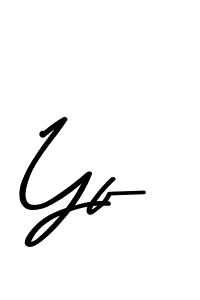 Design your own signature with our free online signature maker. With this signature software, you can create a handwritten (Asem Kandis PERSONAL USE) signature for name Yf. Yf signature style 9 images and pictures png