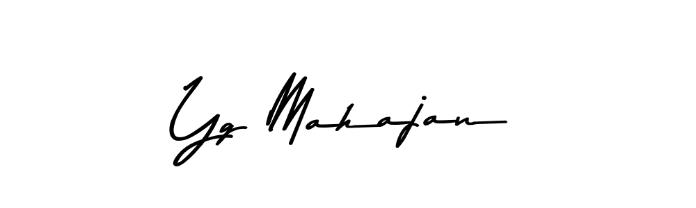 Similarly Asem Kandis PERSONAL USE is the best handwritten signature design. Signature creator online .You can use it as an online autograph creator for name Yg Mahajan. Yg Mahajan signature style 9 images and pictures png