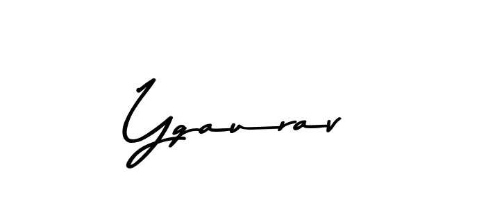 Also we have Ygaurav name is the best signature style. Create professional handwritten signature collection using Asem Kandis PERSONAL USE autograph style. Ygaurav signature style 9 images and pictures png