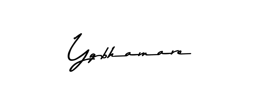 How to make Ygbhamare signature? Asem Kandis PERSONAL USE is a professional autograph style. Create handwritten signature for Ygbhamare name. Ygbhamare signature style 9 images and pictures png