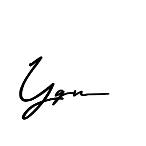 You should practise on your own different ways (Asem Kandis PERSONAL USE) to write your name (Ygn) in signature. don't let someone else do it for you. Ygn signature style 9 images and pictures png