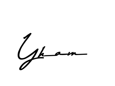 You can use this online signature creator to create a handwritten signature for the name Yham. This is the best online autograph maker. Yham signature style 9 images and pictures png