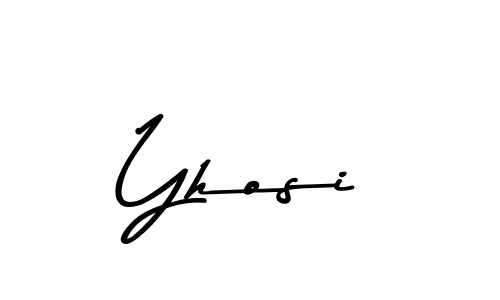 Use a signature maker to create a handwritten signature online. With this signature software, you can design (Asem Kandis PERSONAL USE) your own signature for name Yhosi. Yhosi signature style 9 images and pictures png