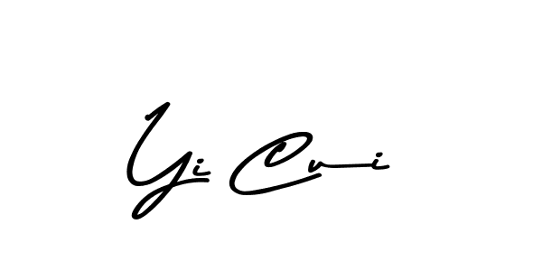 Design your own signature with our free online signature maker. With this signature software, you can create a handwritten (Asem Kandis PERSONAL USE) signature for name Yi Cui. Yi Cui signature style 9 images and pictures png