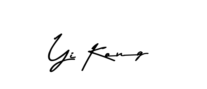 Yi Kong stylish signature style. Best Handwritten Sign (Asem Kandis PERSONAL USE) for my name. Handwritten Signature Collection Ideas for my name Yi Kong. Yi Kong signature style 9 images and pictures png