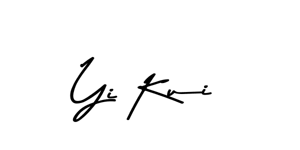 Design your own signature with our free online signature maker. With this signature software, you can create a handwritten (Asem Kandis PERSONAL USE) signature for name Yi Kui. Yi Kui signature style 9 images and pictures png