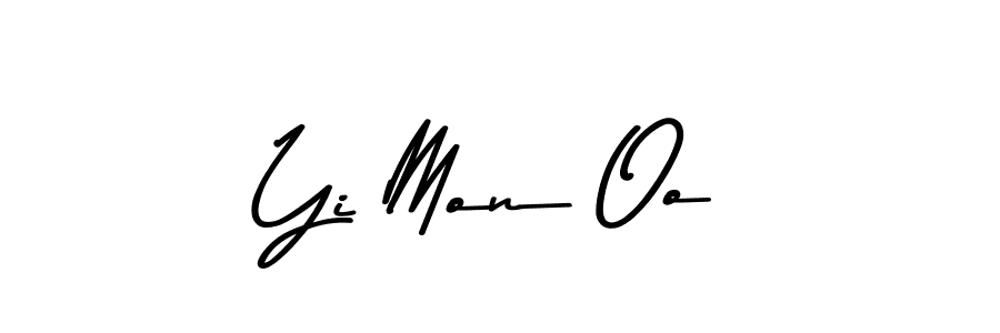 How to make Yi Mon Oo signature? Asem Kandis PERSONAL USE is a professional autograph style. Create handwritten signature for Yi Mon Oo name. Yi Mon Oo signature style 9 images and pictures png