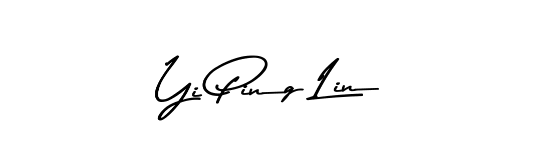 You should practise on your own different ways (Asem Kandis PERSONAL USE) to write your name (Yi Ping Lin) in signature. don't let someone else do it for you. Yi Ping Lin signature style 9 images and pictures png