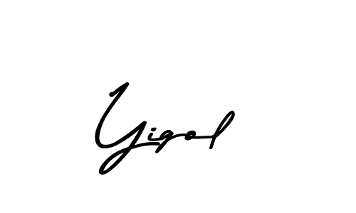 if you are searching for the best signature style for your name Yigol. so please give up your signature search. here we have designed multiple signature styles  using Asem Kandis PERSONAL USE. Yigol signature style 9 images and pictures png