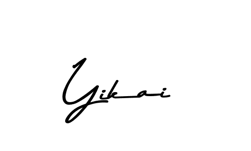 Yikai stylish signature style. Best Handwritten Sign (Asem Kandis PERSONAL USE) for my name. Handwritten Signature Collection Ideas for my name Yikai. Yikai signature style 9 images and pictures png