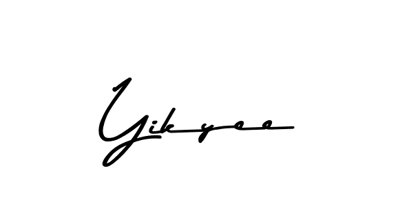 The best way (Asem Kandis PERSONAL USE) to make a short signature is to pick only two or three words in your name. The name Yikyee include a total of six letters. For converting this name. Yikyee signature style 9 images and pictures png
