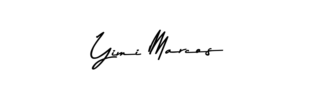 Make a beautiful signature design for name Yimi Marcos. With this signature (Asem Kandis PERSONAL USE) style, you can create a handwritten signature for free. Yimi Marcos signature style 9 images and pictures png