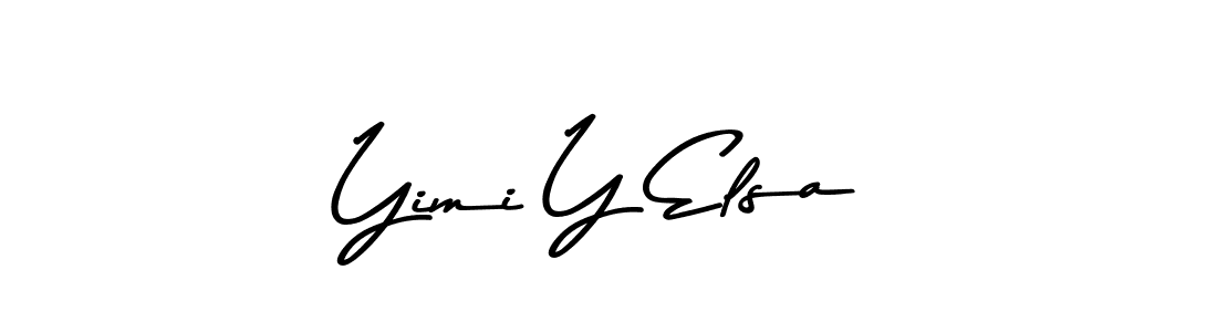 You should practise on your own different ways (Asem Kandis PERSONAL USE) to write your name (Yimi Y Elsa) in signature. don't let someone else do it for you. Yimi Y Elsa signature style 9 images and pictures png