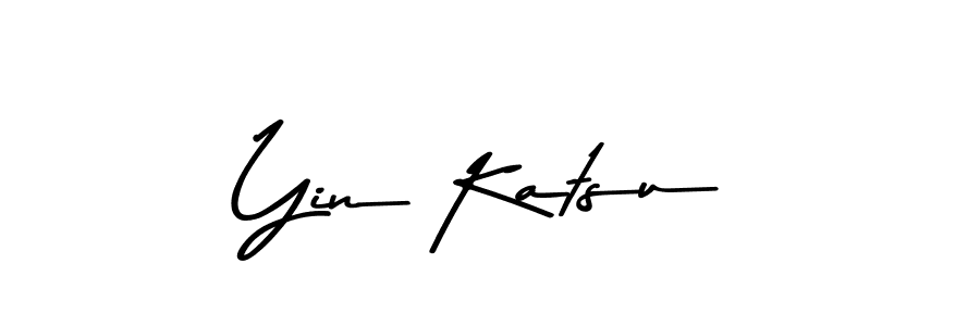 This is the best signature style for the Yin Katsu name. Also you like these signature font (Asem Kandis PERSONAL USE). Mix name signature. Yin Katsu signature style 9 images and pictures png