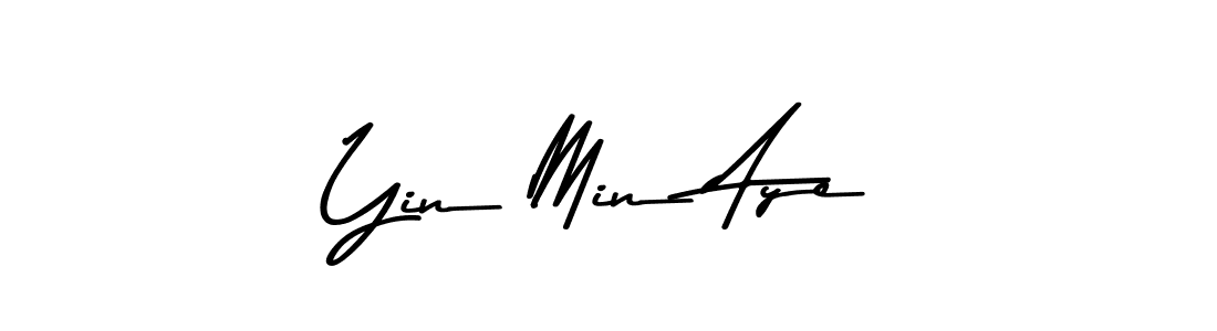 Similarly Asem Kandis PERSONAL USE is the best handwritten signature design. Signature creator online .You can use it as an online autograph creator for name Yin Min Aye. Yin Min Aye signature style 9 images and pictures png