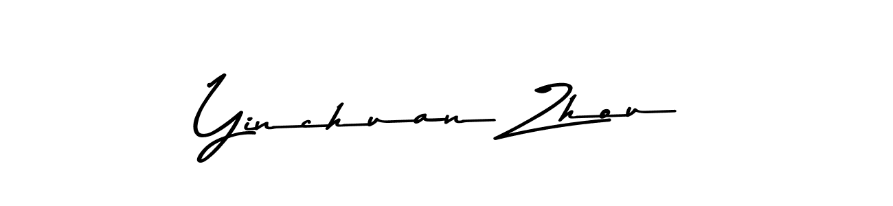 How to Draw Yinchuan Zhou signature style? Asem Kandis PERSONAL USE is a latest design signature styles for name Yinchuan Zhou. Yinchuan Zhou signature style 9 images and pictures png