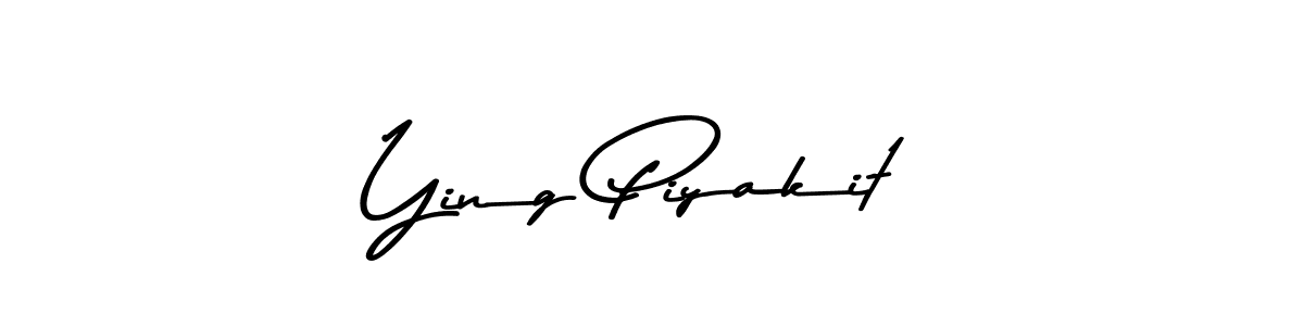 Make a beautiful signature design for name Ying Piyakit. Use this online signature maker to create a handwritten signature for free. Ying Piyakit signature style 9 images and pictures png