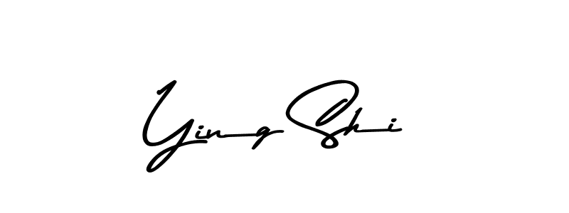 Use a signature maker to create a handwritten signature online. With this signature software, you can design (Asem Kandis PERSONAL USE) your own signature for name Ying Shi. Ying Shi signature style 9 images and pictures png