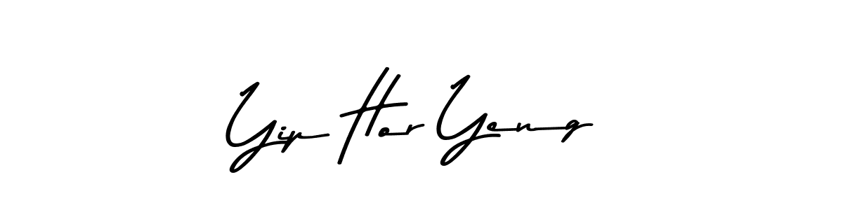 The best way (Asem Kandis PERSONAL USE) to make a short signature is to pick only two or three words in your name. The name Yip Hor Yeng include a total of six letters. For converting this name. Yip Hor Yeng signature style 9 images and pictures png