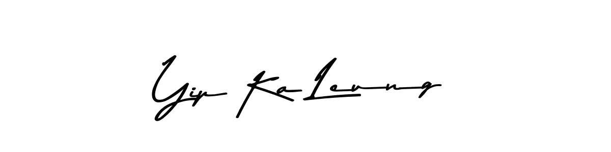 You should practise on your own different ways (Asem Kandis PERSONAL USE) to write your name (Yip Ka Leung) in signature. don't let someone else do it for you. Yip Ka Leung signature style 9 images and pictures png