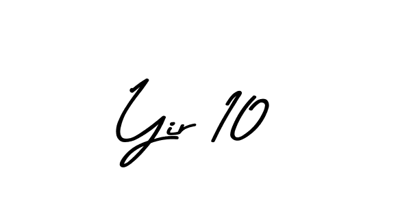 Create a beautiful signature design for name Yir 10. With this signature (Asem Kandis PERSONAL USE) fonts, you can make a handwritten signature for free. Yir 10 signature style 9 images and pictures png