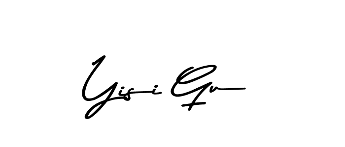 You can use this online signature creator to create a handwritten signature for the name Yisi Gu. This is the best online autograph maker. Yisi Gu signature style 9 images and pictures png